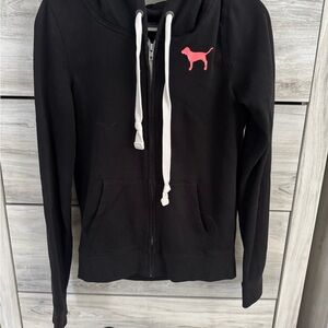 Victoria's Secret PINK Black Zip Up